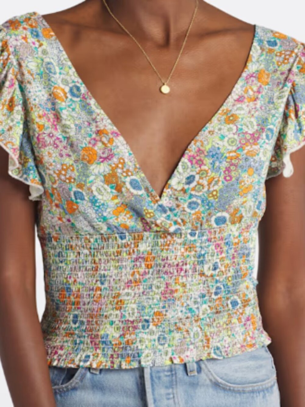 O'Neill Multicolor Floral Blouse